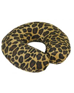 Memory Foam Neck Cushion - Tan Leopard