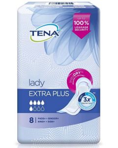 Tena Lady Extra Plus - Pack of 8