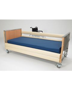 Two Rail Bed Cot Bumpers with Net Window