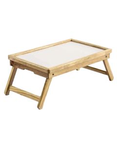 Wooden Bed Tray - Wipe Clean Top 