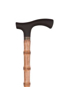 Soft Touch Handle Wooden Walking Stick 