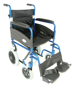 Z-Tec Folding Transit Wheelchair Aluminium - 19